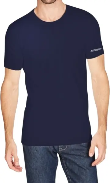 Футболка Kappa T-SHIRT MEZZA MANICA GIROCOLLO темно-синяя K1305 BluNavy