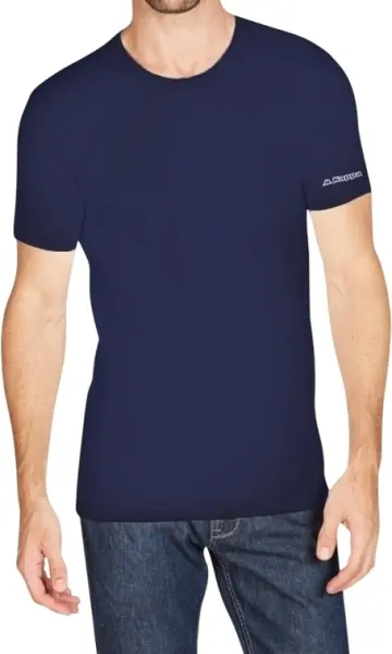 Футболка Kappa T-SHIRT MEZZA MANICA GIROCOLLO темно-синя K1306 BluNavy