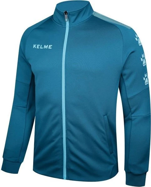 Олимпийка (мастерка) Kelme Training Jacket темно-бирюзовая 3881324.4012