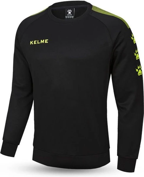 Свитшот Kelme Knitted round neck sweater черно-желтый 3891370.9012