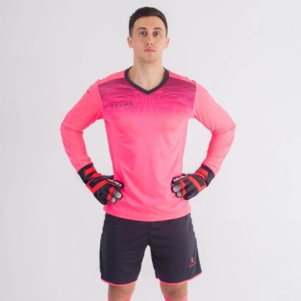 Комплект воротарської форми Kelme ZAMORA рожево-темно-сірий 3871007.9997