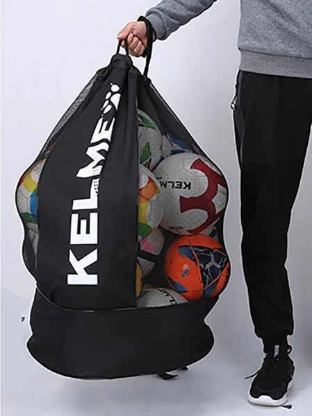 Сумка для мячей Kelme Ball Bag черная 9886019.9000