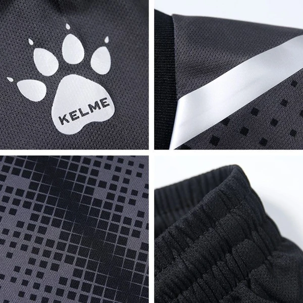 Комплект футбольной формы Kelme DINAMO темно-серо-черный 3801098.9201