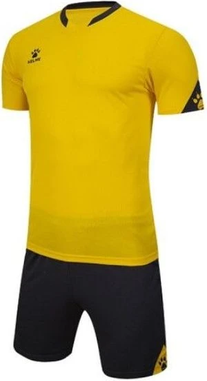 Комплект футбольной формы Kelme GIRONA желто-темно-серый 3801099.9737