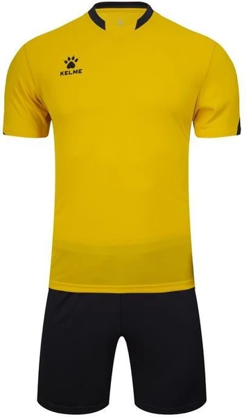 Комплект футбольной формы Kelme GIRONA желто-темно-серый 3801099.9737