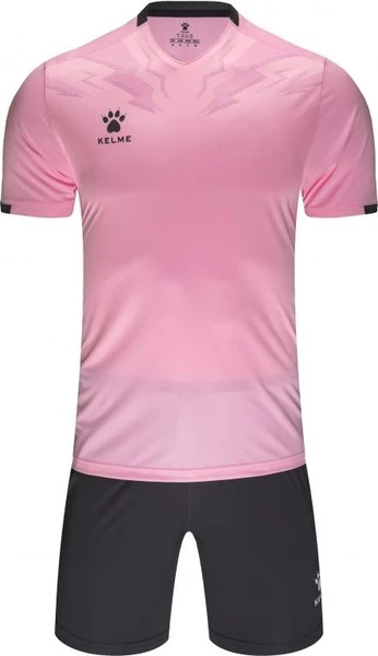 Комплект футбольної форми Kelme FLASH рожево-сірий 3891049.9681