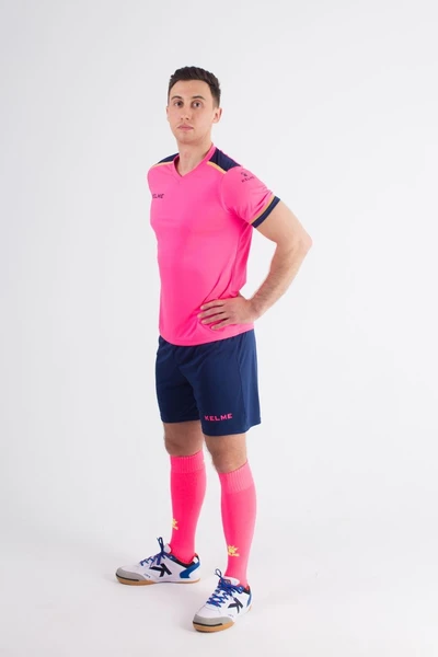 Комплект футбольной формы Kelme SEGOVIA розово-темно-синий 3871001.9914