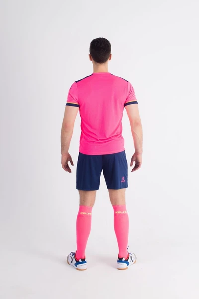 Комплект футбольної форми Kelme SEGOVIA рожево-темно-синій 3871001.9914