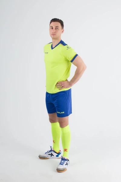 Комплект футбольной формы Kelme SEGOVIA салатово-синий 3871001.9918
