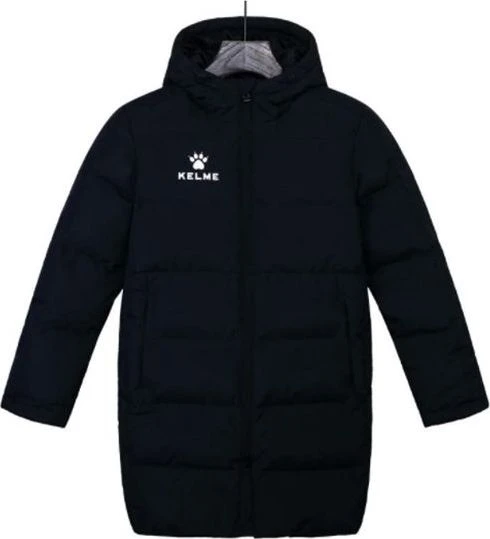 Куртка длинная детская Kelme NEW STREET черная 3883406.9000
