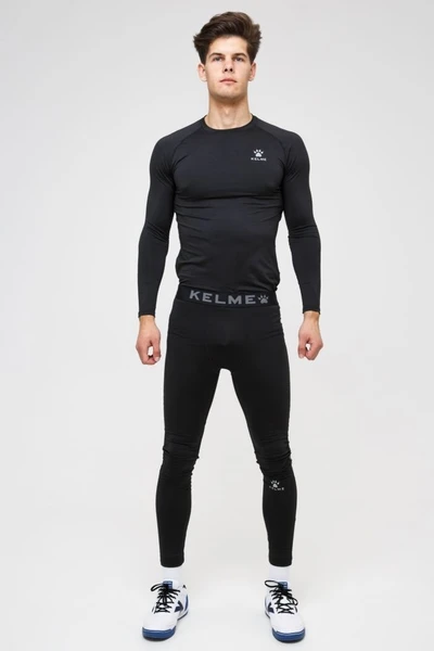 Термобелье штаны Kelme TIGHT TROUSERS черные 3881111.9000