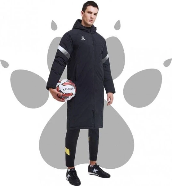 Куртка удлиненная Kelme черная 8161MF1003.9000