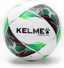 Футбольный мяч Kelme VORTEX 18.2 бело-зеленый 8101QU5001.9127 Размер 4