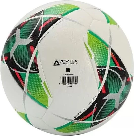 Футбольный мяч Kelme VORTEX 21.1 бело-зеленый 8101QU5003.9127 Размер 5