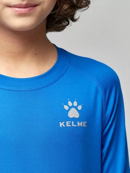 Термобелье футболка детская Kelme TEAM синяя 3893113.9400