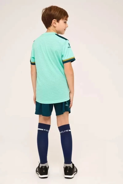 Комплект футбольної форми дитячий Kelme SEGOVIA м'ятно-зелений 8351ZB3158.9328