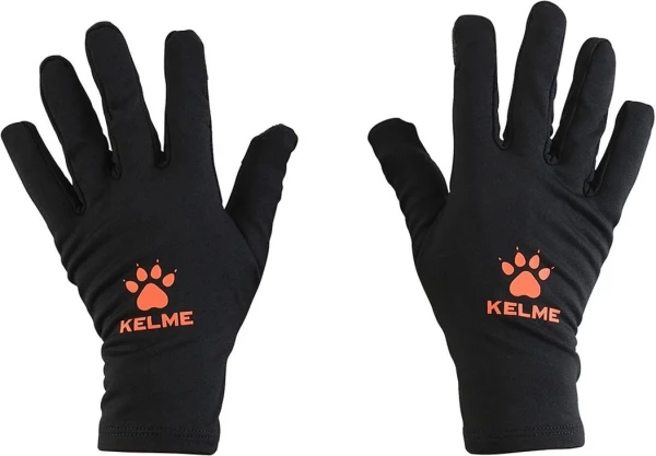 Перчатки тренировочные детские Kelme CHILDREN'S COLD GLOVES черно-оранжевые 8161ST5004.9009