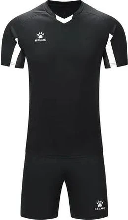 Комплект футбольної форми дитячий Kelme LEON чорно-білий 7351ZB3130.9003