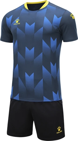 Комплект футбольної форми дитячий Kelme BURGOS темно-синьо-жовтий 8251ZB3003.9416