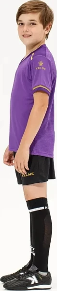 Комплект футбольної форми дитячий Kelme SEGOVIA фіолетово-чорний 8351ZB3158.9510