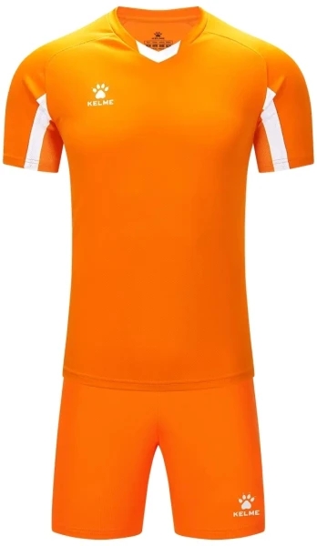 Комплект футбольної форми Kelme LEON оранжево-білий 7351ZB1129.9809