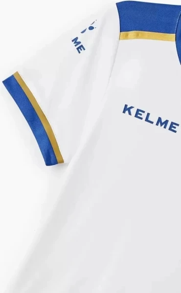 Комплект футбольної форми дитячий Kelme SEGOVIA біло-синьо-жовтий 8351ZB3158.9104