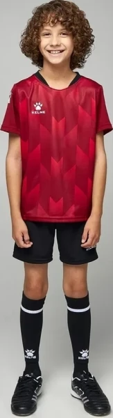 Комплект футбольной формы детский Kelme BURGOS красный 8251ZB3003.9603