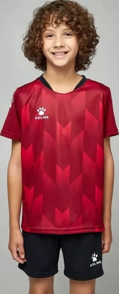 Комплект футбольной формы детский Kelme BURGOS красный 8251ZB3003.9603