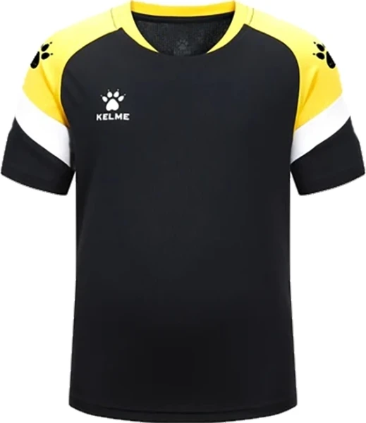 Футболка дитяча Kelme BRAVO чорно-жовта 7351TX3093.9005