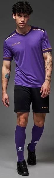 Комплект футбольної форми Kelme SEGOVIA фіолетово-чорний 8351ZB1158.9510