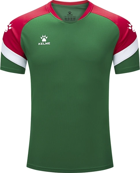 Футболка Kelme BRAVO зелено-червона 7351TX1092.9313