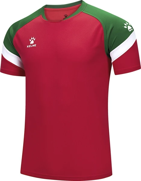 Футболка Kelme BRAVO червоно-зелена 7351TX1092.6013