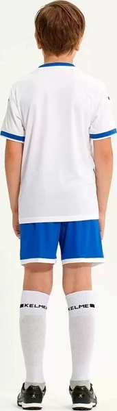 Комплект футбольної форми дитячий Kelme PALMA біло-синій 8151ZB3001.9100