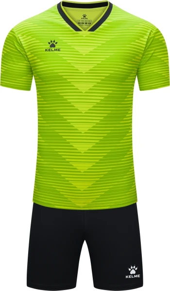 Комплект футбольної форми Kelme RONDA салатово-чорний 8451ZB1247.9702