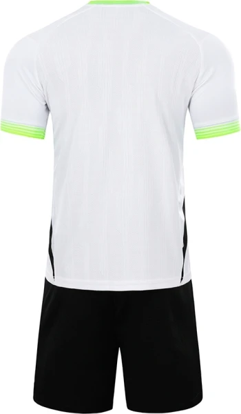 Комплект футбольной формы Kelme IBIZA бело-салатово-черный 8351ZB1082.9100