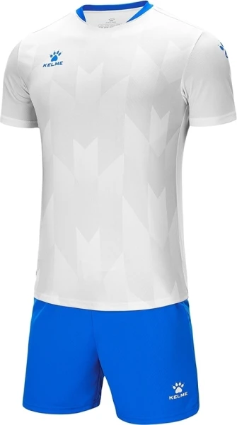 Комплект футбольної форми дитячий Kelme BURGOS біло-синій 8251ZB3003.9100