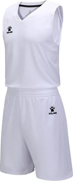 Комплект баскетбольної форми Kelme білий 8352LB1028.9100