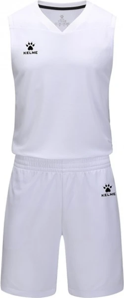 Комплект баскетбольної форми Kelme білий 8352LB1028.9100