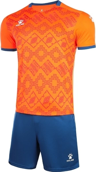 Комплект футбольної форми Kelme ARGO оранжево-темно-синій 8151ZB1006.9907