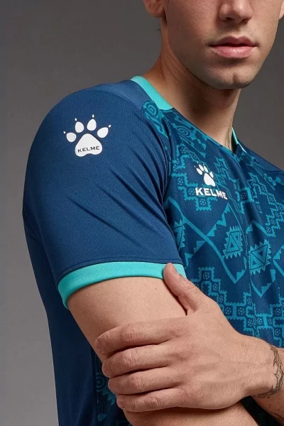 Комплект футбольної форми Kelme ARGO темно-синьо-бірюзовий 8151ZB1006.4021
