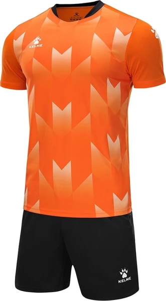 Комплект футбольной формы Kelme BURGOS оранжево-черный 8251ZB1003.9907