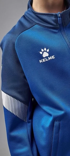 Олимпийка (мастерка) детская Kelme WARRIOR сине-темно-синяя 8061WT3002.9481