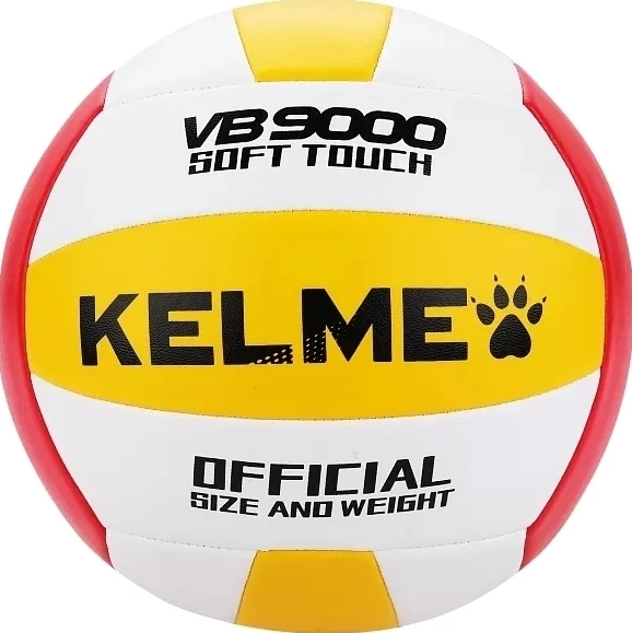 Волейбольний м'яч Kelme біло-червоно-жовтий Розмір 5 8203QU5017.9613