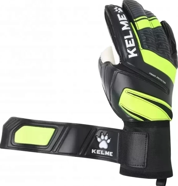 Вратарские перчатки Kelme ARQUERO черно-салатовые 8101ST5003.9010