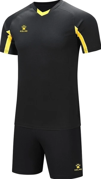 Комплект футбольної форми Kelme LEON чорно-жовтий 7351ZB1129.9005