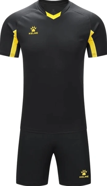 Комплект футбольної форми Kelme LEON чорно-жовтий 7351ZB1129.9005
