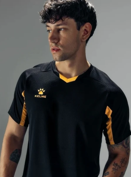 Комплект футбольної форми Kelme LEON чорно-жовтий 7351ZB1129.9005