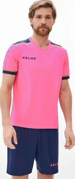 Комплект футбольной формы Kelme SEGOVIA розово-темно-синий 8351ZB1158.9914