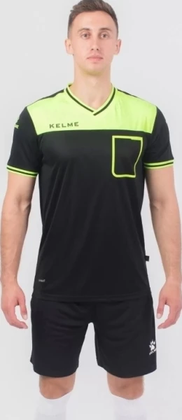 Судейская форма Kelme черно-салатовая K15Z221.9010