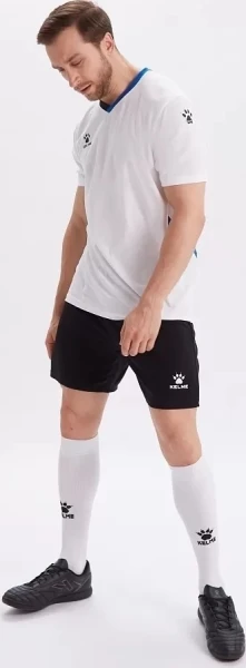Комплект футбольної форми Kelme NAVARRO біло-чорний 8251ZB1005.9100